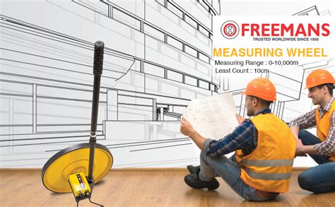 FREEMANS 10km Metal Measuring Wheel/Roadometer | Robust Metal 30cm/12 ...