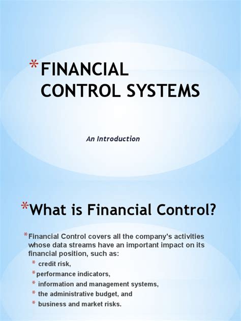 Image result for Programme Financial Control