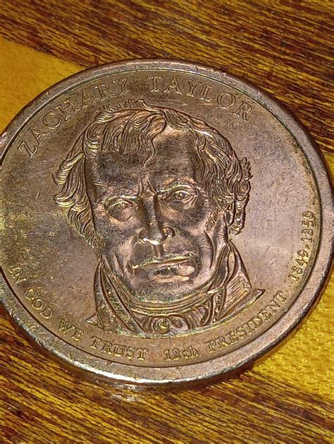 Zachary Taylor Dollar Coin 1849-1850 Mint Letter's Around The Edge( P ...