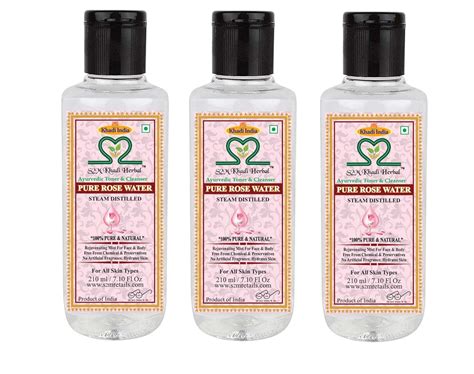 Buy S2M KHADI HERBAL Rose water/Toner Rejuvenating Mist For Face and ...
