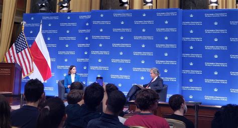 World Leaders Forum: Sviatlana Tsikhanouskaya, Leader Of The Belarusian Democratic Forces – Bwog
