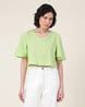 Buy Green Tops for Women by Fabindia Online | Ajio.com