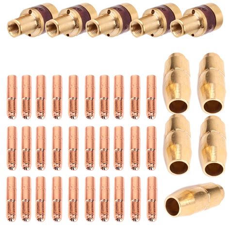 40Pcs/Set Mig Welding Gun Accessory 0.030" Kit for Miller Millermatic M ...