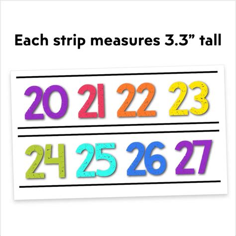 Classroom Number Line 0-120 - Kinder Craze - Worksheets Library