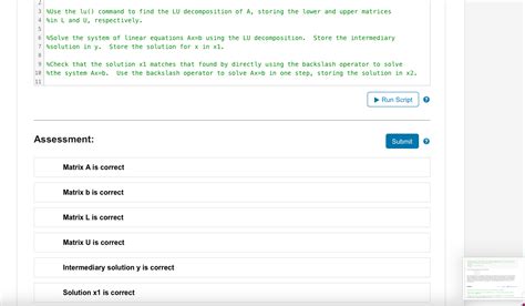 Rezultat imagine pentru LU Decomposition Matlab Code