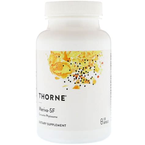Thorne Research, Meriva-SF, Curcumin Phytosome, 120 Capsules - Byclue