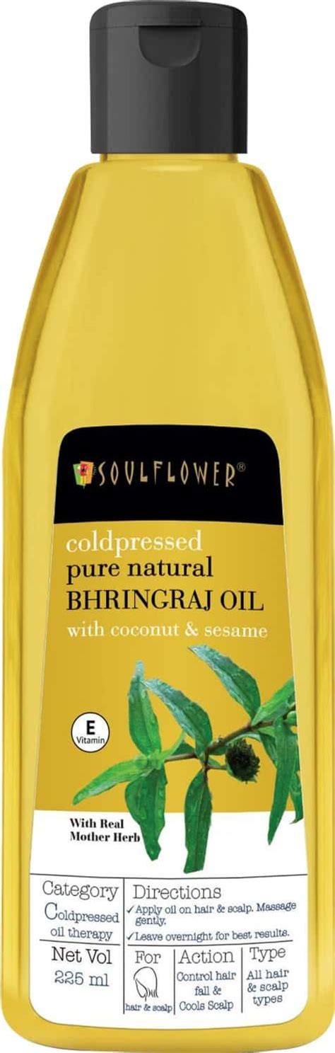 Buy SOULFLOWER COLDPRESSED BHRINGRAJ HAIR OIL 225ML Online & Get Upto ...