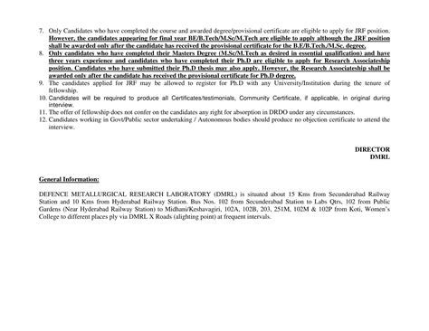 DRDO Jobs 2020- for the Post of JRF and Research Associates