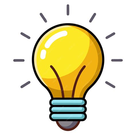 Premium Vector | Glowing light bulb clip art and vector design with a ...