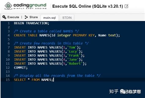 oracle sql练习_推荐几款在线 SQL 模拟器_weixin_39831493的博客-CSDN博客