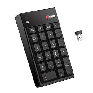 Amazon.in: Buy MCSaite Wireless Numeric Keypad - 22 Keys Wireless ...