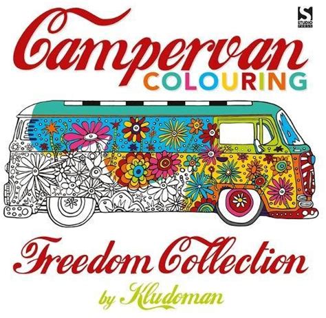 Campervan Colouring Freedom Collection Adult Colouring Activity ...