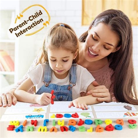 Extrokids Wooden learn and write phonics Spelling Game for Kids Sight