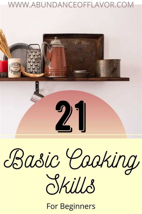 Basic Cooking Skills 的图像结果