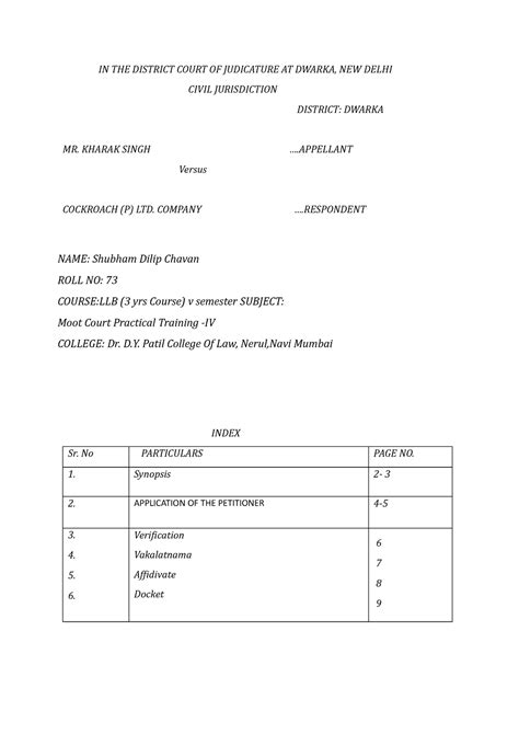 Moot 3-converted - helpful for kickstarter students - CIVIL ...