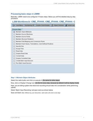 Image result for LSMW Steps