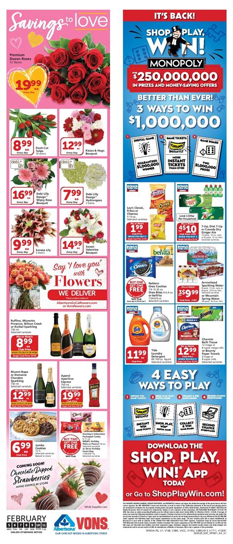 Vons Circular Ad