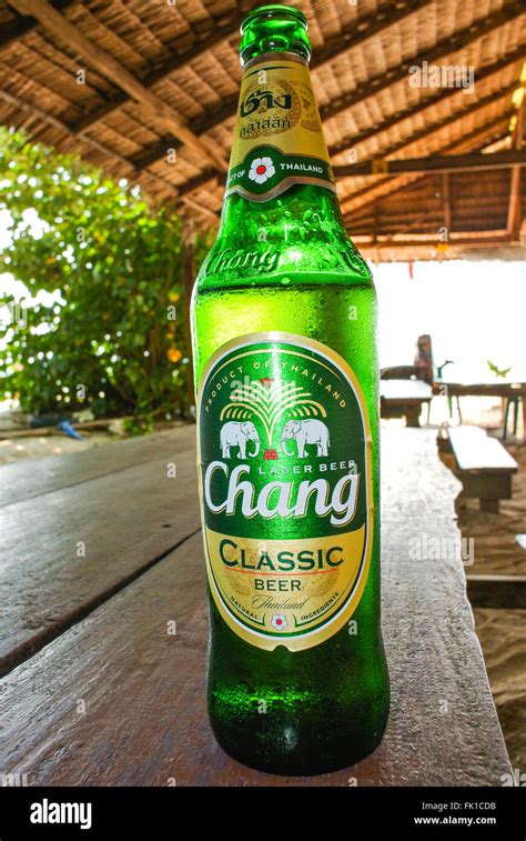 Chang beer Thailand Stock Photo - Alamy