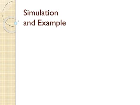 Example of Simulation Application 的图像结果