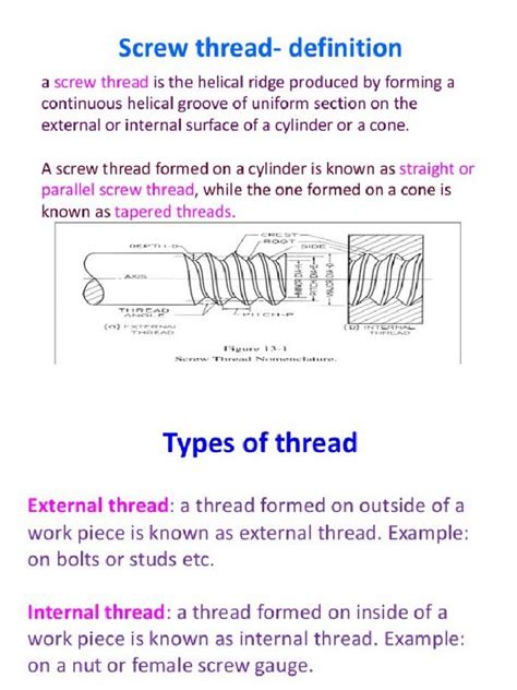 4-Screw Thread Measurement | PDF | Gear | Natural Philosophy