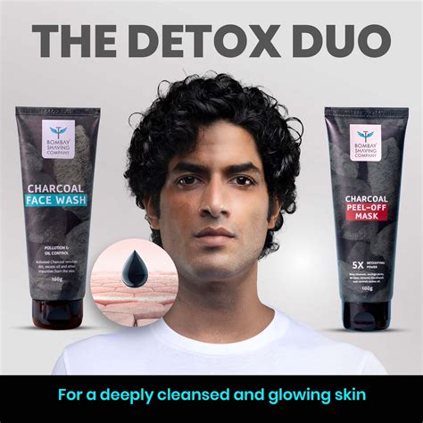 Charcoal Face Wash & Peel Off Combo – Bombay Shaving Company