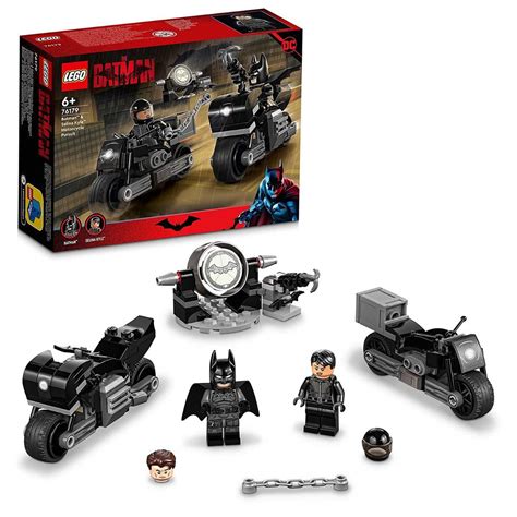 Buy LEGO DC Batman - Batman & Selina Kyle Motorcycle Pursuit Building ...