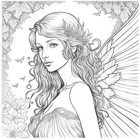 50 Fascinating Fairy Coloring Pages [Free Printable] - Our Mindful Life