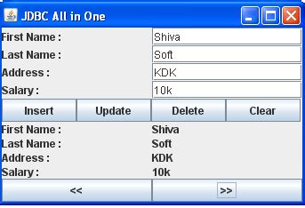 Image result for Application Development Program Using Swing with JDBC Connection in Java