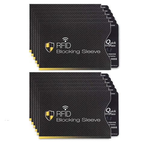 Rfid Blocking Credit Card Sleeves RFID Credit Card Sleeves
