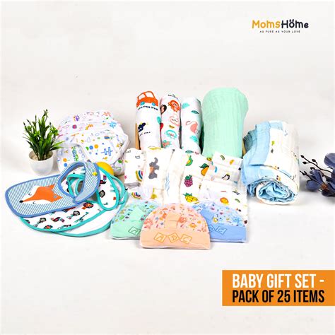New Born Baby Essentials Gift Combo Box - 25 Items – Moms Home