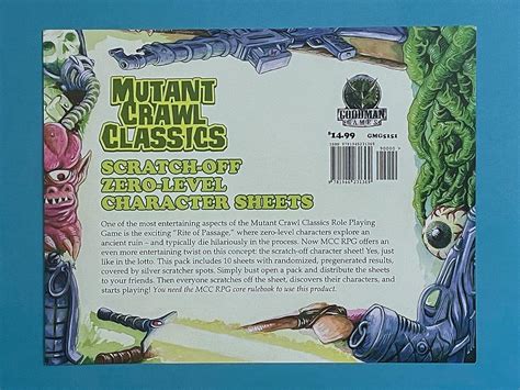 Buy MCC RPG 0-Level Scratch Off Character Sheets Book Online at Low ...