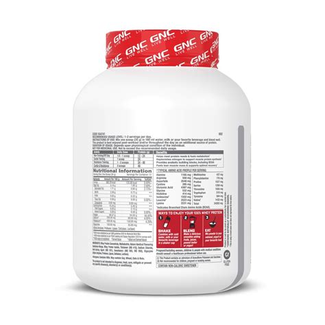 GNC Pro Performance 100% Whey Protein Mango Smoothie Flavour Powder, 1. ...