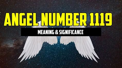 Angel Number 1119 | Meaning & Symbolism Explained - ⚠️ WARNING ⚠️WATCH THIS | Angel Numbers