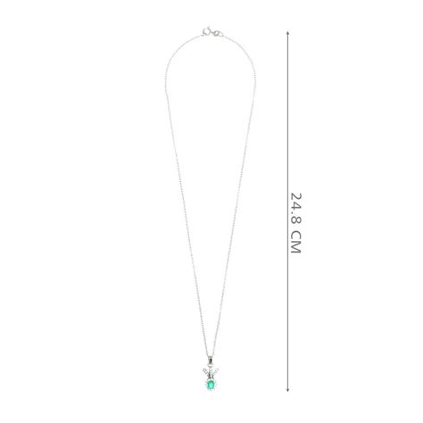 Natural Emerald Oval Pendant Necklace – Soraya Luxe