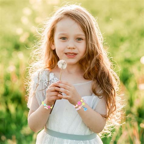 PinkSheep 12 Pack of Pink Beaded Bracelets for Kids, with India | Ubuy