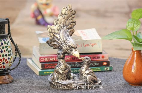 Buy Articia Resin Eagle Face Statue with Baby, Bird Modern Art, Feng ...