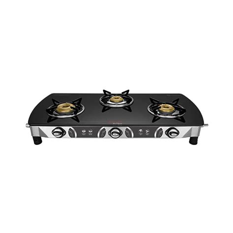 Preethi Blu Flame Blaze Glass top 3 Burner Gas Stove – Infinia Home and ...