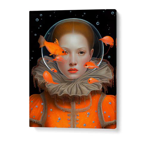 The Princess of Deep Sea Altered Art Print – Asianmonk