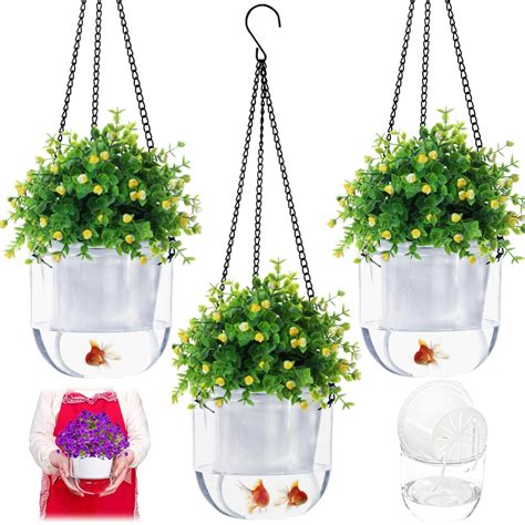 Eorbow 3 Pack Self Watering Hanging Planters, 6.5 Inch India | Ubuy