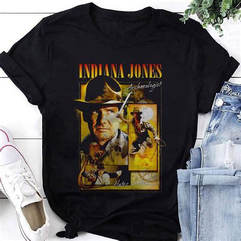 Indiana Jones Homage T-Shirt, Indiana Jones Shirt Fan Gift, Indiana ...