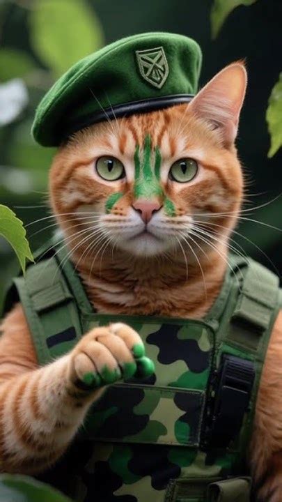 Green beret jungle strike cats! #aianimals #cat #morning #military # ...