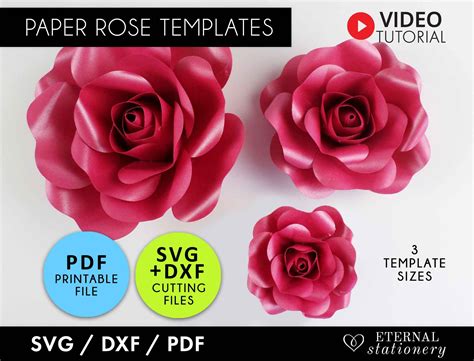 Paper Flower Template