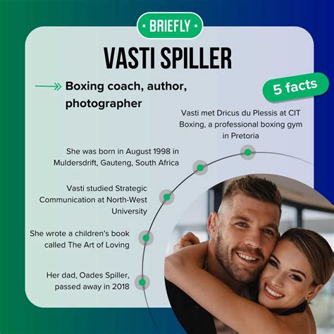Meet Dricus du Plessis' wife-to-be: all about Vasti Spiller - Briefly.co.za