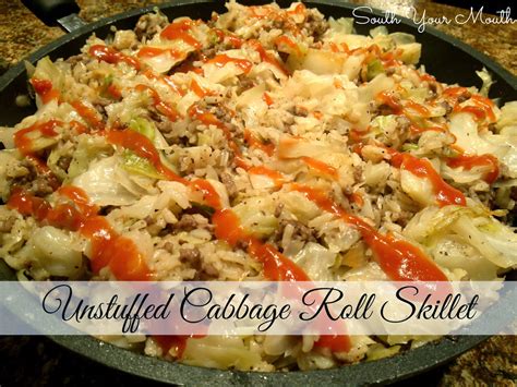 South Your Mouth: Unstuffed Cabbage Roll Skillet