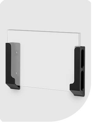 Brainwavz Wall Mount Laptop Holder with Adhesive & Screw in, 1.2 ...