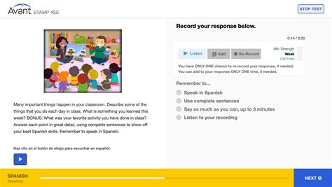 STAMPe Guía del examinador | Avant Assessment