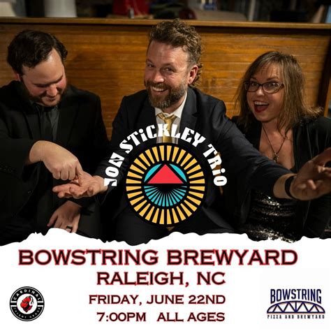 Jon Stickley Trio in the R&D Yard at Bowstring Brewyard, Bowstring ...
