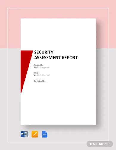 Image result for Security Assessment Report Examples