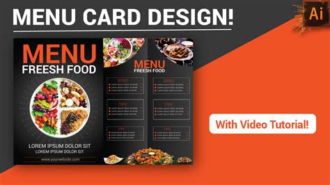 Menu Card Tutorial 的图像结果