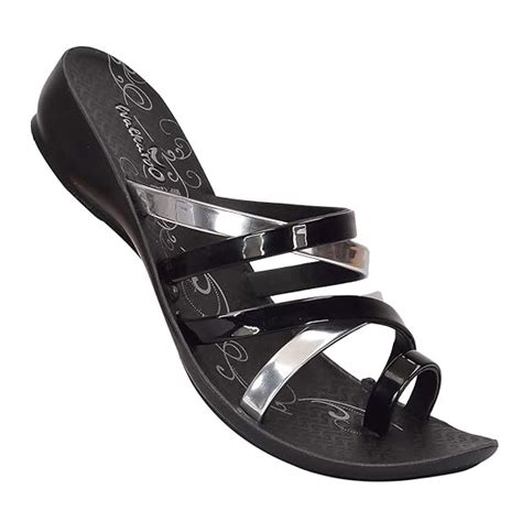 Buy VKC Women's Comfortable Black Slipper's/Sandals (7) at Amazon.in